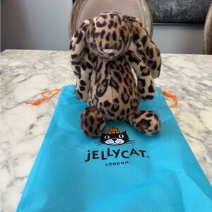 Jellycat Leopard Cobblehop Bunny Plush - Brown, Black & White